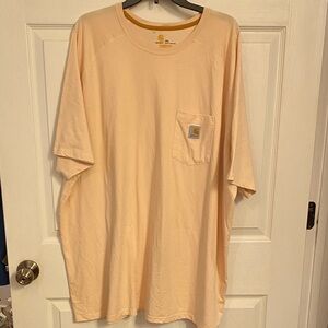Carhartt Men's Tan Short Sleeve Pocket Tee